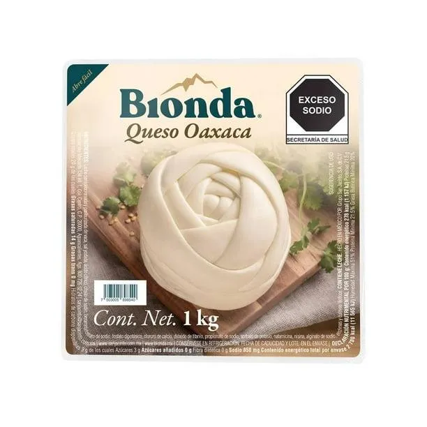 Queso oaxaca Bionda 1 kg
