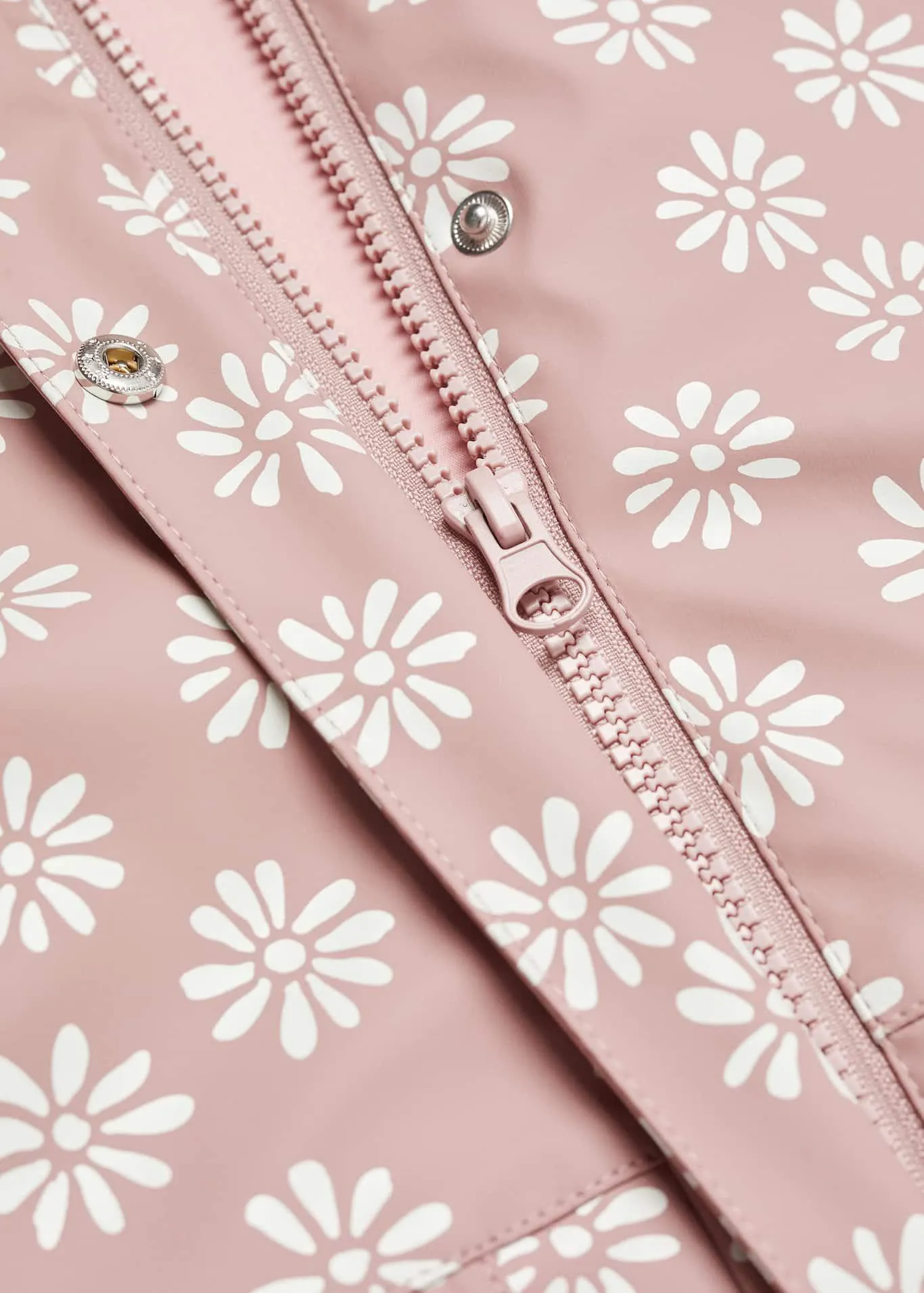 Chaqueta impermeable estampada