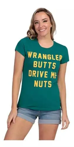 Playera Comfort Manga Corta Wrangler Mujer 299