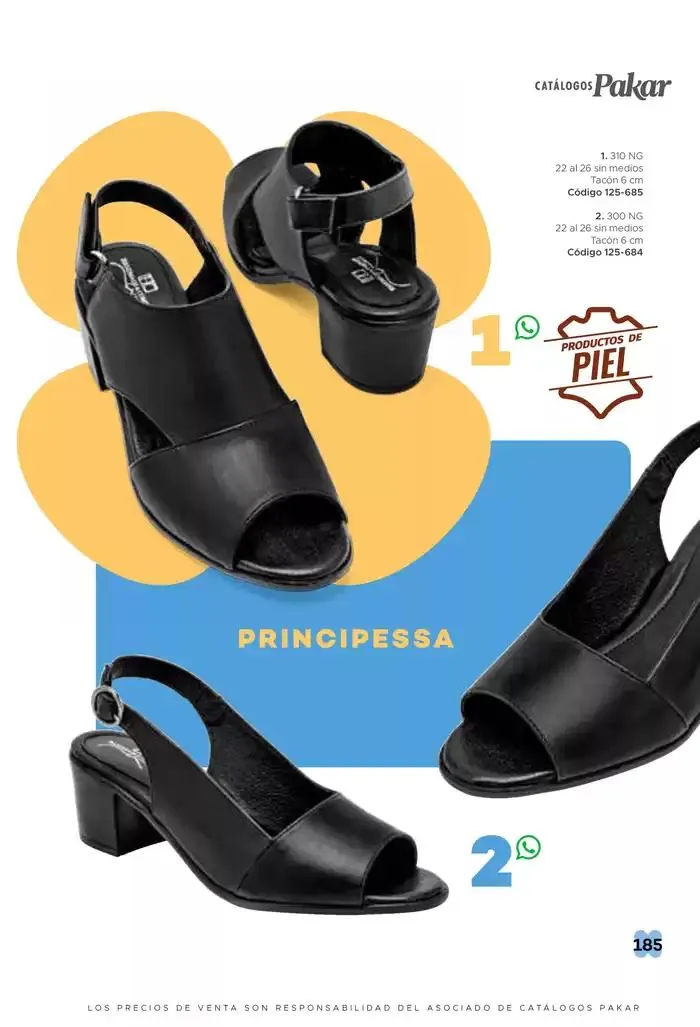 Catálogo de Pakar Sandalia 31 de enero al 31 de mayo 2025 - Pagina 185