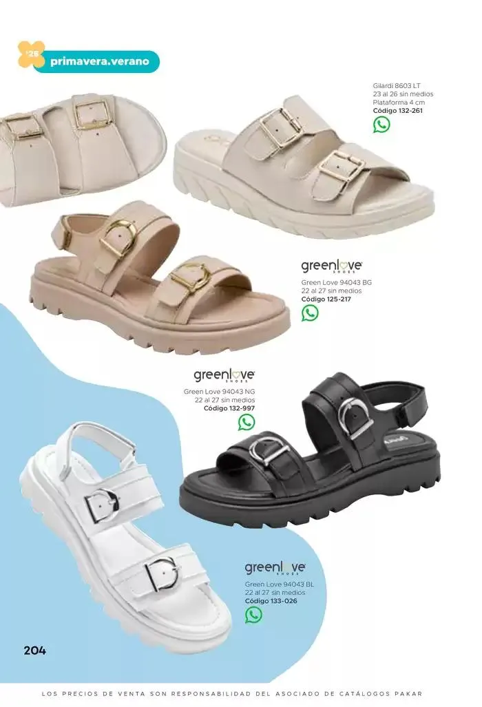 Catálogo de Pakar Sandalia 31 de enero al 31 de mayo 2025 - Pagina 204