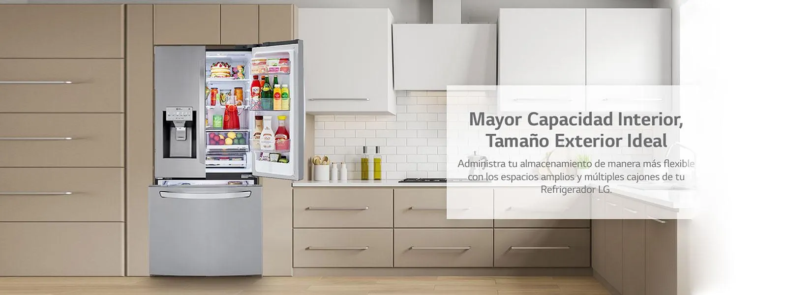 Refrigerador French Door Inteligente 25 pies cúbicos - Acero Inoxidable con Despachador de Agua y Hielos | LINEAR INVERTER