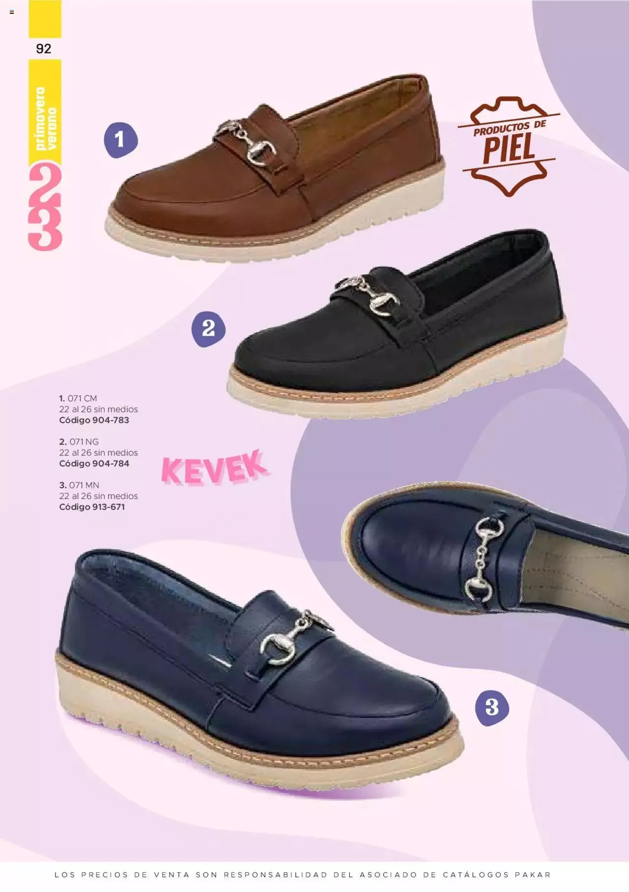 Catálogo de SC Pakar - Casual 27 de enero al 31 de diciembre 2023 - Pagina 92