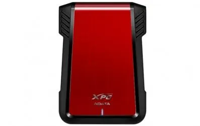 Adata Gabinete de Disco Duro EX500, 2.5'', SATA III, USB 3.1, Negro/Rojo