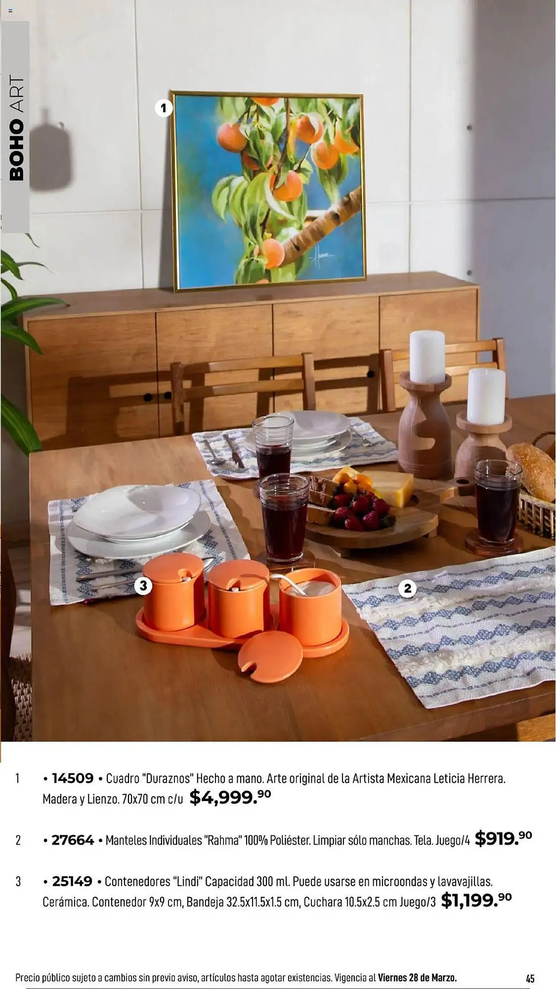 Catálogo de Catálogo Home Interiors 17 de febrero al 28 de marzo 2025 - Pagina 45