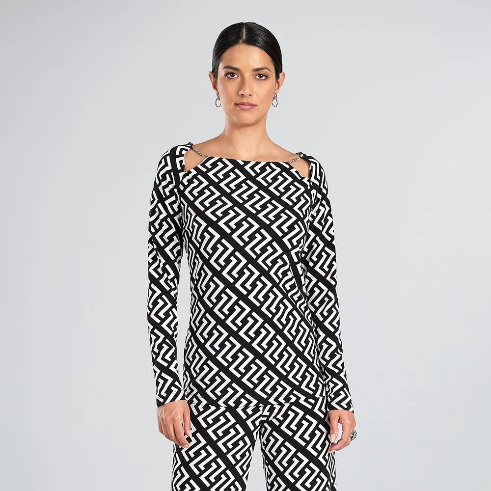 Top en Contraste Cut Out