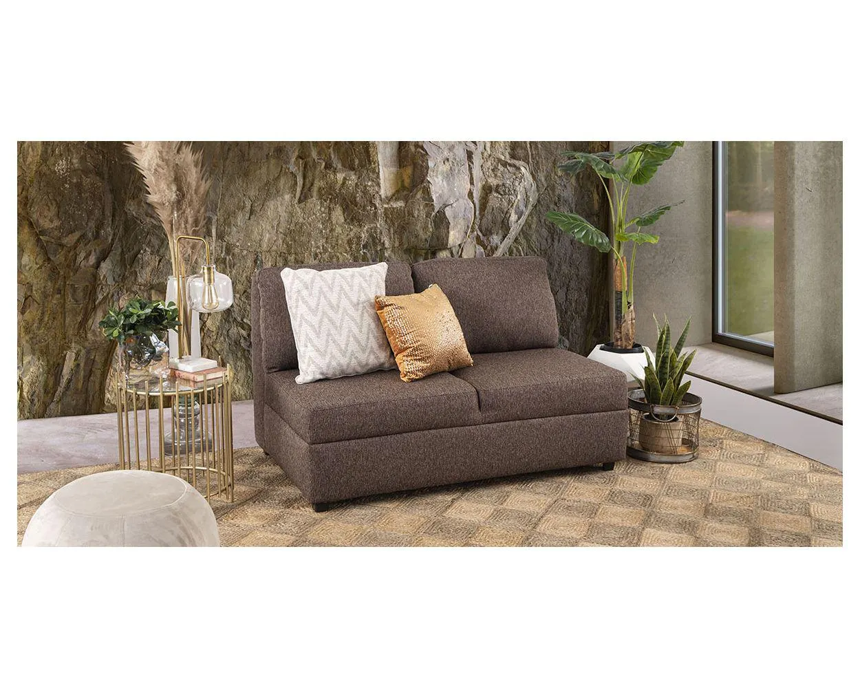 Sofá 2 Plazas Gea Sirius Beer