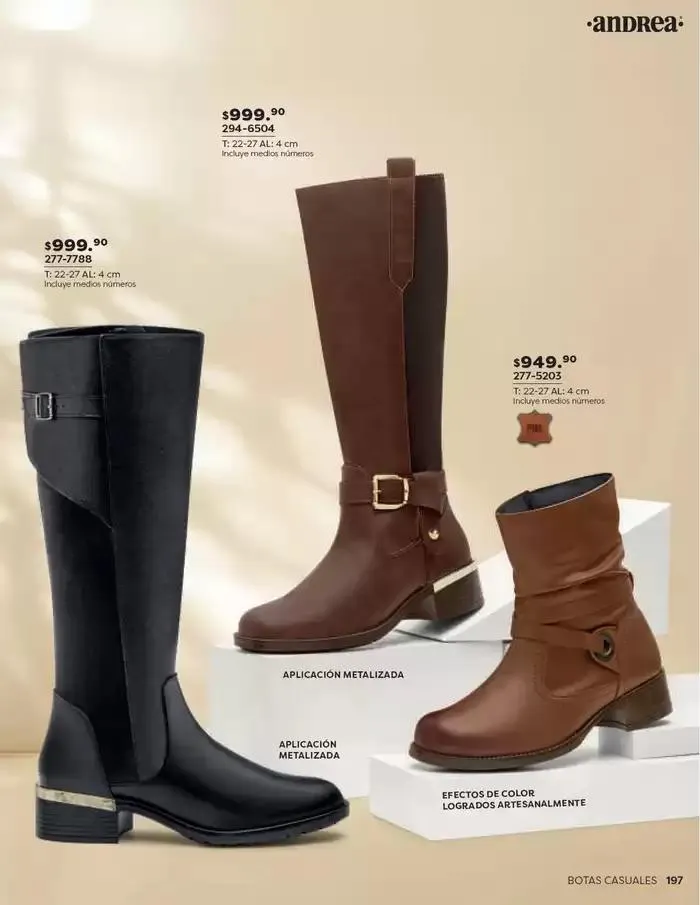 Catálogo de ANDREA | CALZADO DAMA 26 de enero al 24 de mayo 2025 - Pagina 197