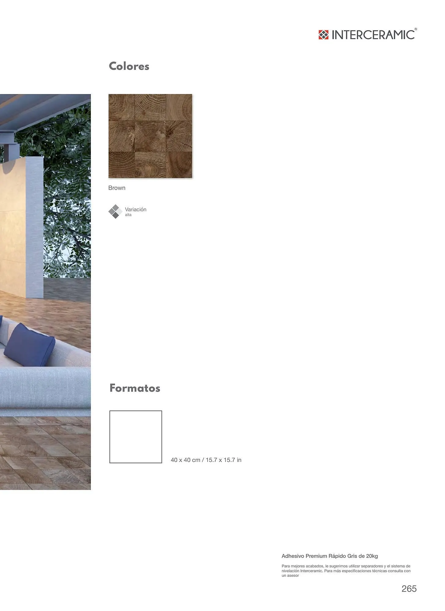 Catálogo de Catálogo Interceramic 12 de marzo al 31 de diciembre 2024 - Pagina 265