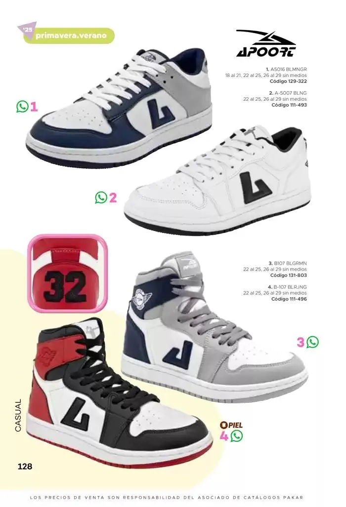 Catálogo de Pakar Casual 31 de enero al 31 de agosto 2025 - Pagina 128