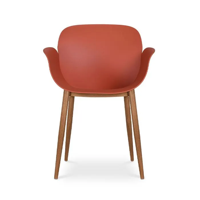 Silla Pp Terracota/nogal Savek