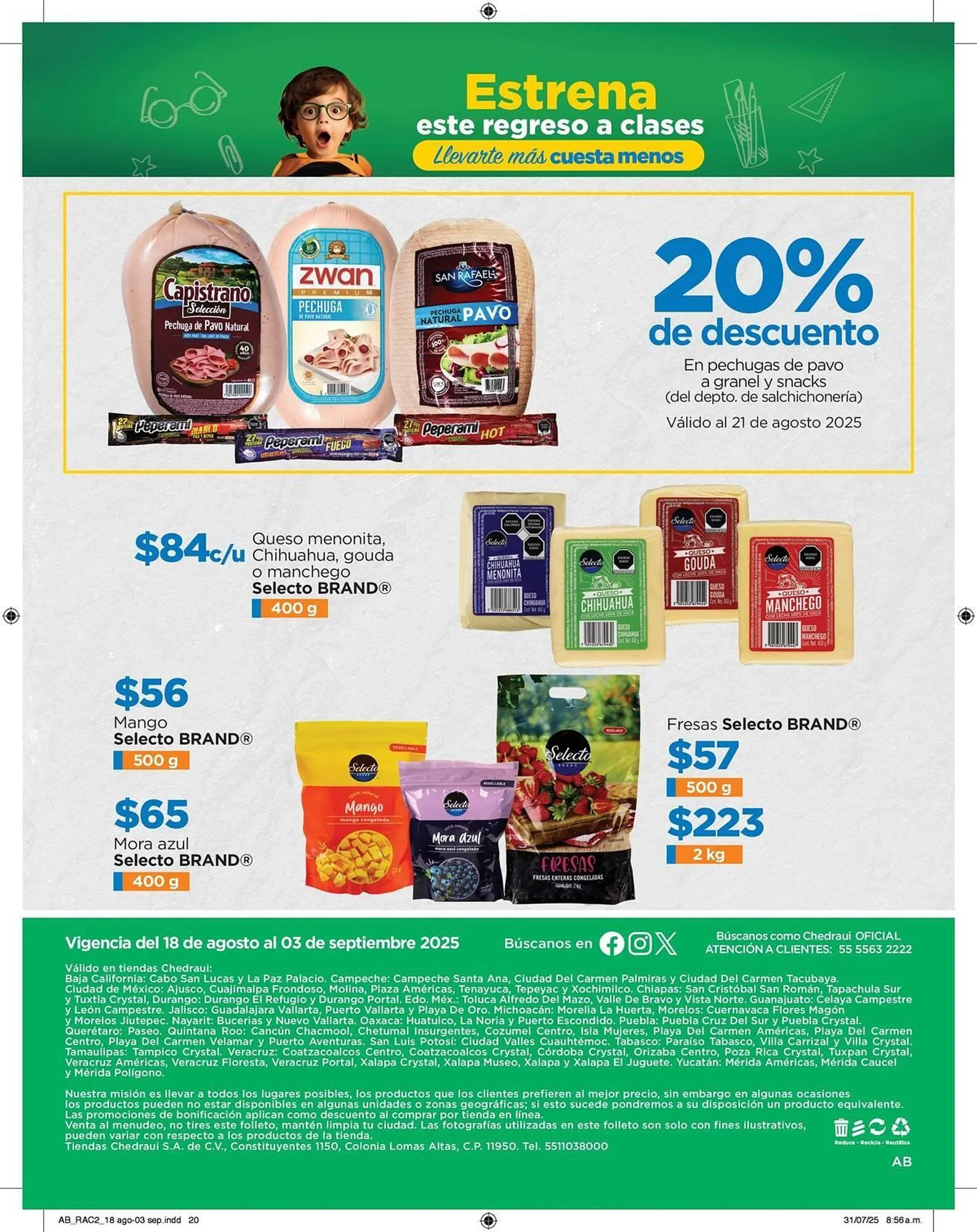 Catálogo de Catálogo Chedraui 19 de agosto al 3 de septiembre 2025 - Pagina 20