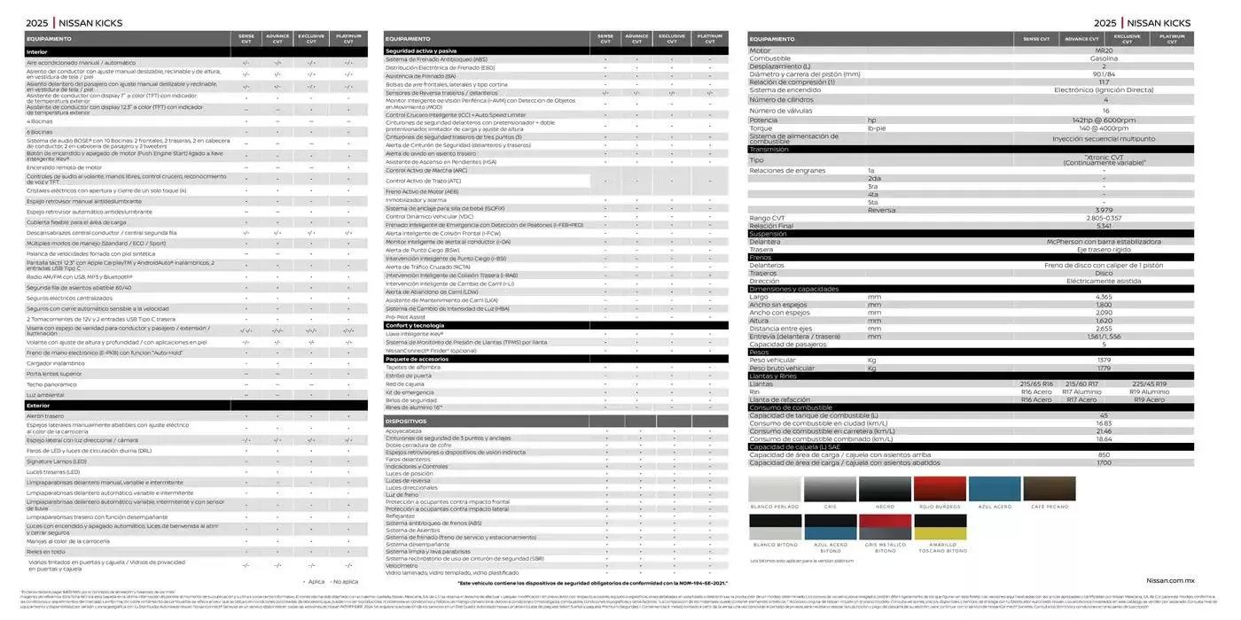 Catálogo de Nissan Kicks 2025 Catalogo 13 de marzo al 31 de diciembre 2025 - Pagina 11