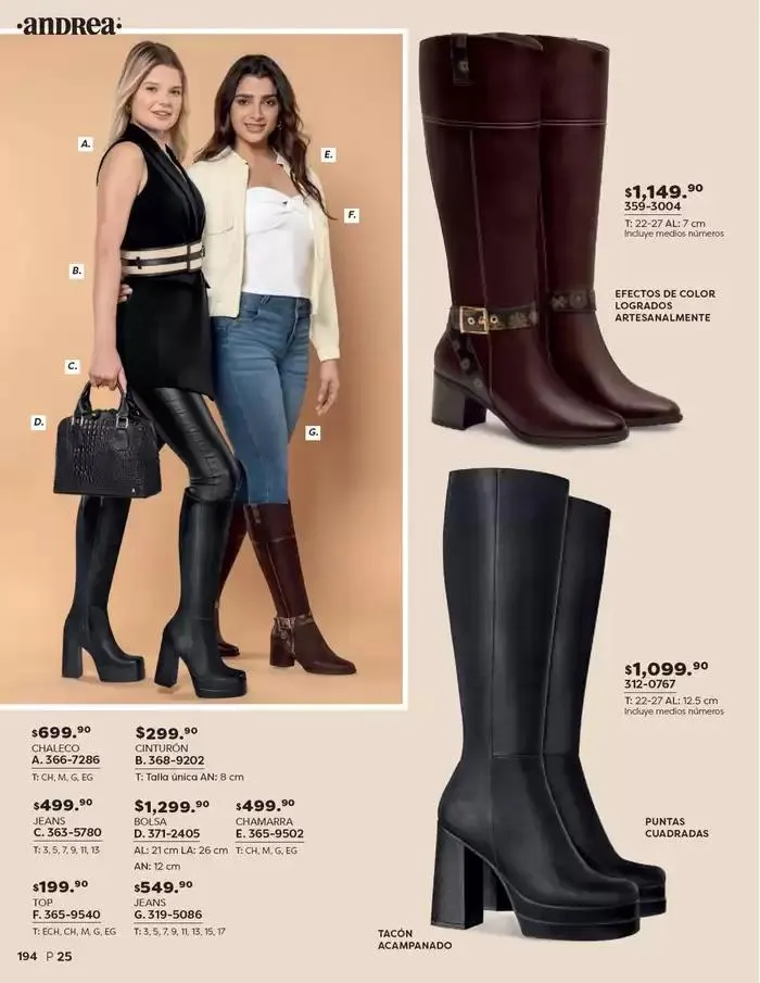 Catálogo de ANDREA | CALZADO DAMA 26 de enero al 24 de mayo 2025 - Pagina 194