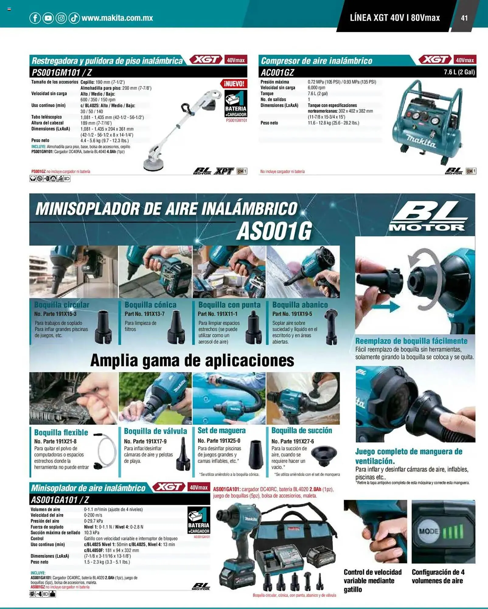 Catálogo de Catálogo Makita 4 de septiembre al 1 de julio 2026 - Pagina 41