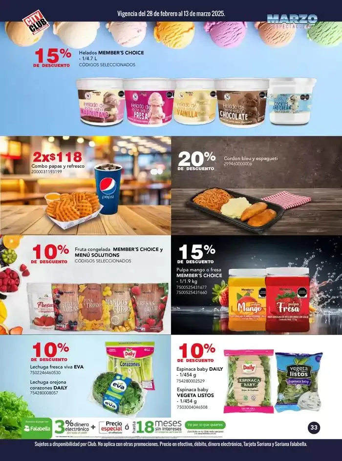 Catálogo de Marzo Espectacular 28 de febrero al 31 de marzo 2025 - Pagina 33