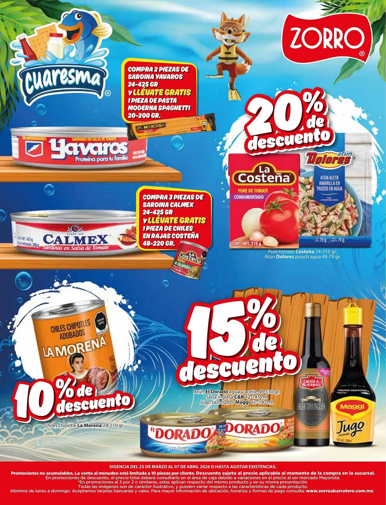 Catálogo de Catálogo Zorro 24 de marzo al 7 de abril 2026 - Pagina 16