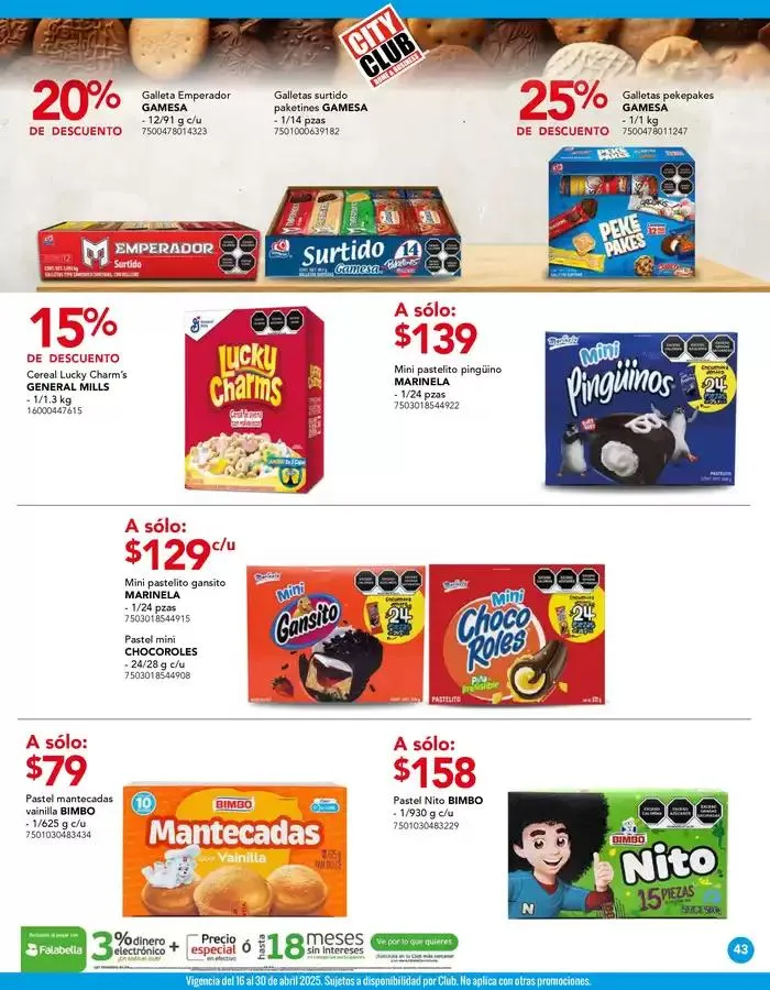 Catálogo de Folleto 1 de abril al 30 de abril 2025 - Pagina 43