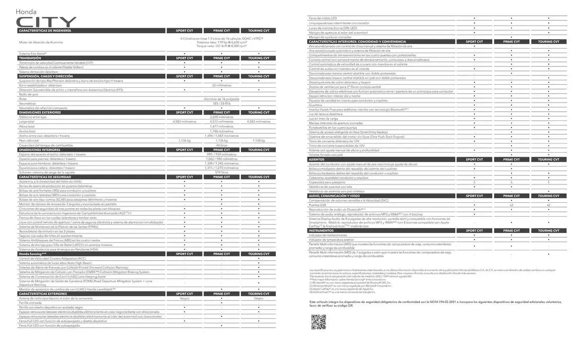 Catálogo de Honda City 2025 27 de febrero al 28 de febrero 2026 - Pagina 8