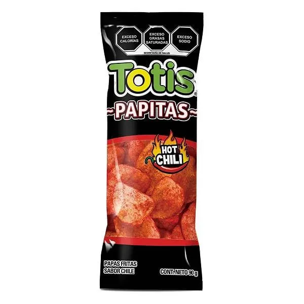 Papitas Totis hot chili 90 g