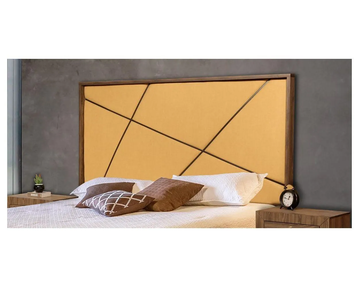 Cabecera King Size Gali Amarillo