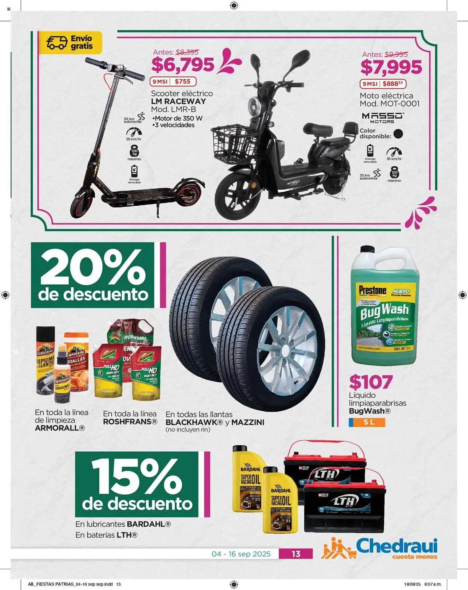 Catálogo de Folleto Chedraui 4 de septiembre al 17 de septiembre 2025 - Pagina 13