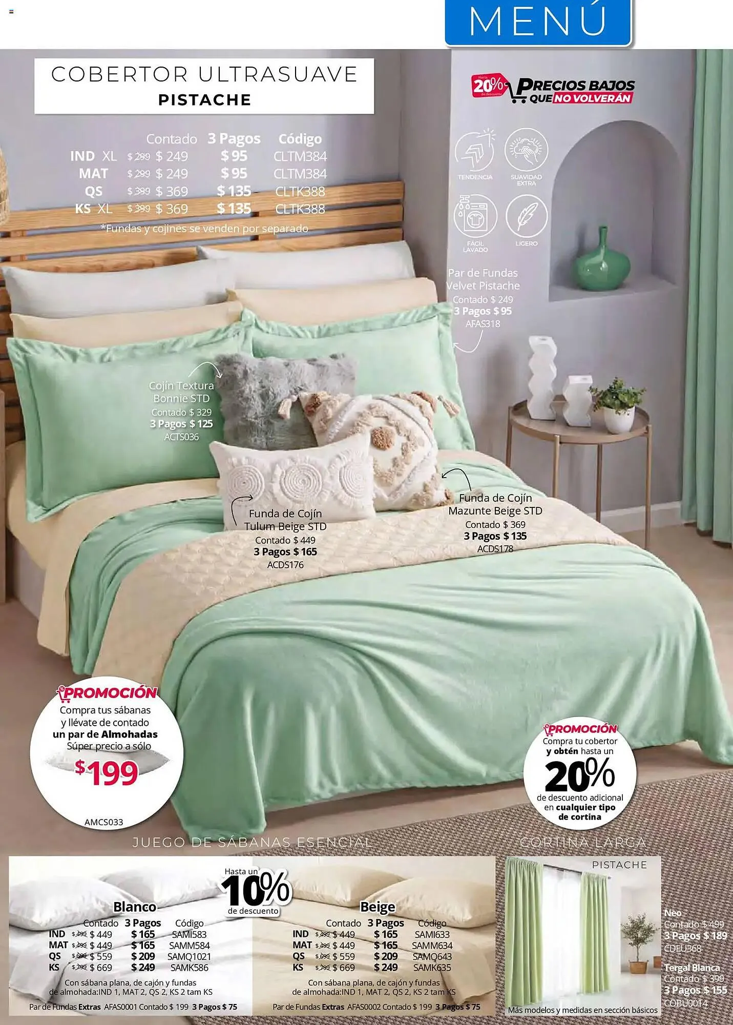 Catálogo de Catálogo Colchas Concord 1 de mayo al 1 de agosto 2026 - Pagina 266