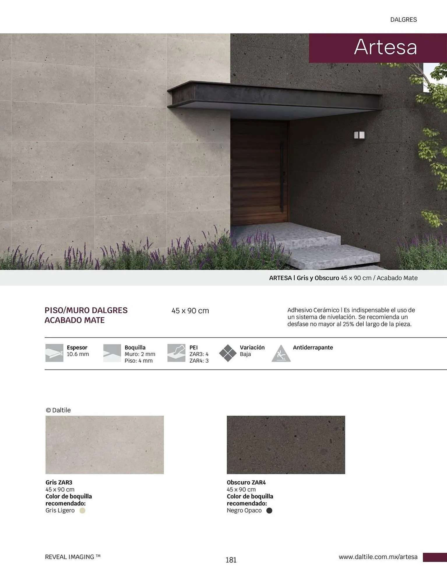 Catálogo de Catálogo Daltile 1 de enero al 31 de diciembre 2024 - Pagina 181