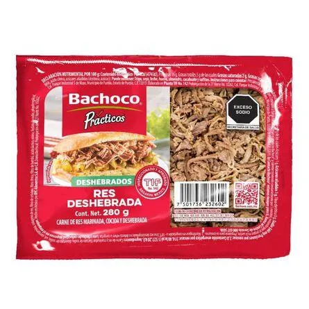 Res deshebrada Prácticos Bachoco 280 g