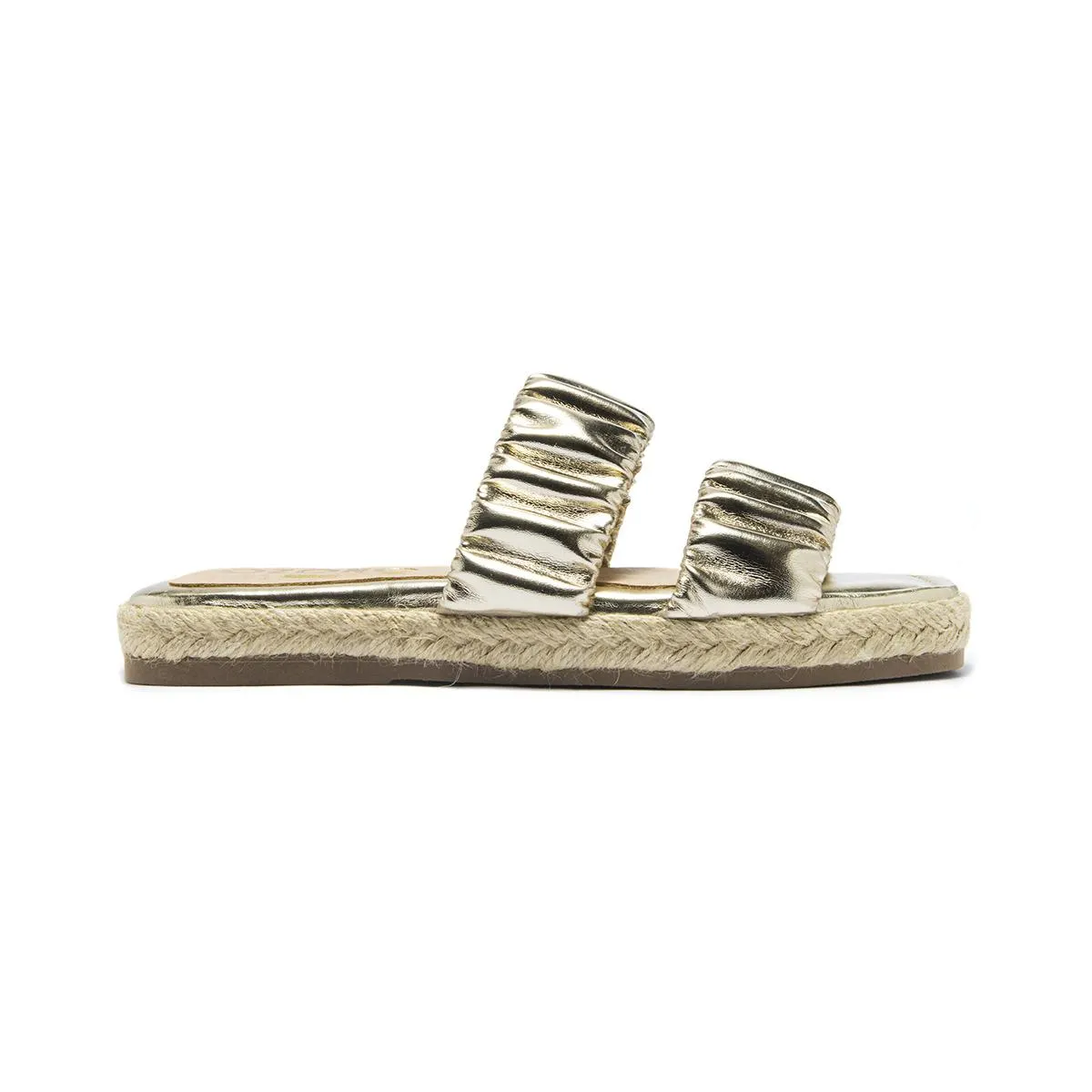 SANDALIA SUELA CORRIDA CAPA DE OZONO PARA MUJER ESTILO 635401 ORO