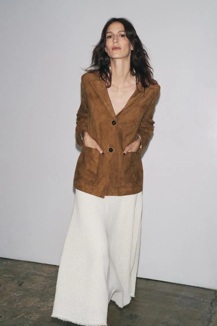 CHAMARRA PIEL ANTE ZW COLLECTION LIMITED EDITION