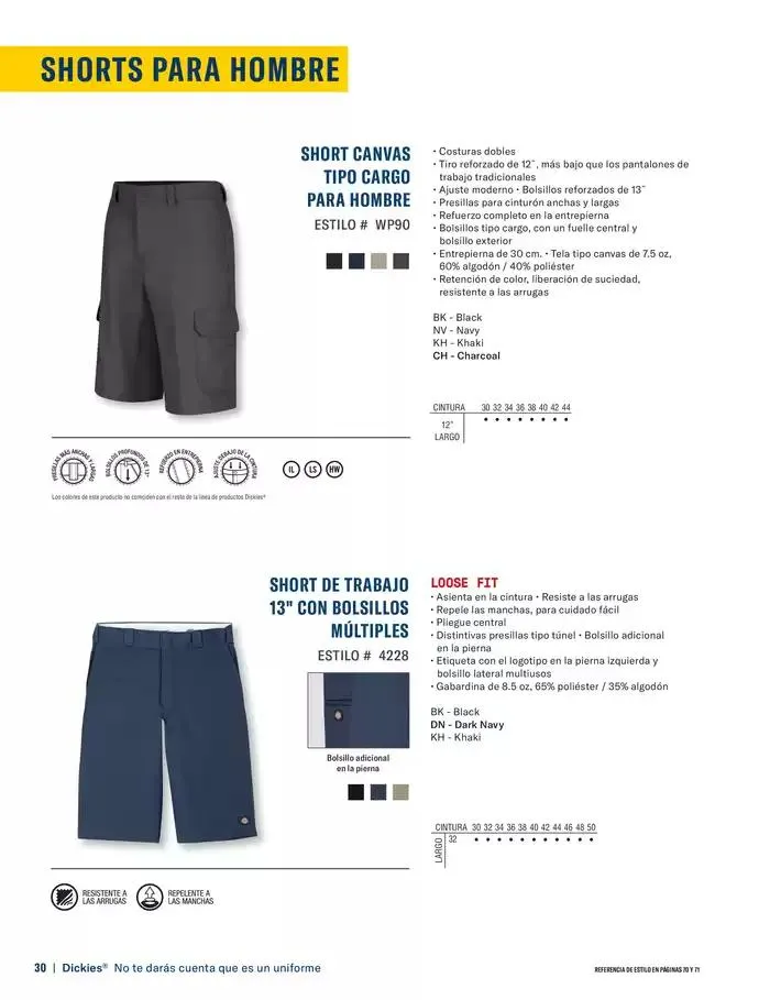 Catálogo de B2B Dickies Catalog 23 de octubre al 30 de abril 2025 - Pagina 30