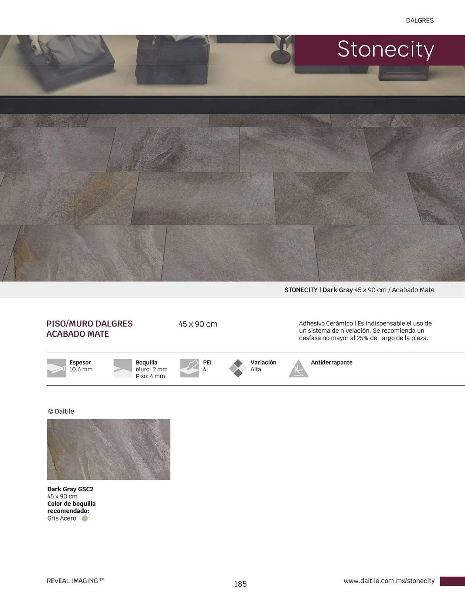 Catálogo de Catálogo Daltile 1 de enero al 31 de diciembre 2024 - Pagina 185