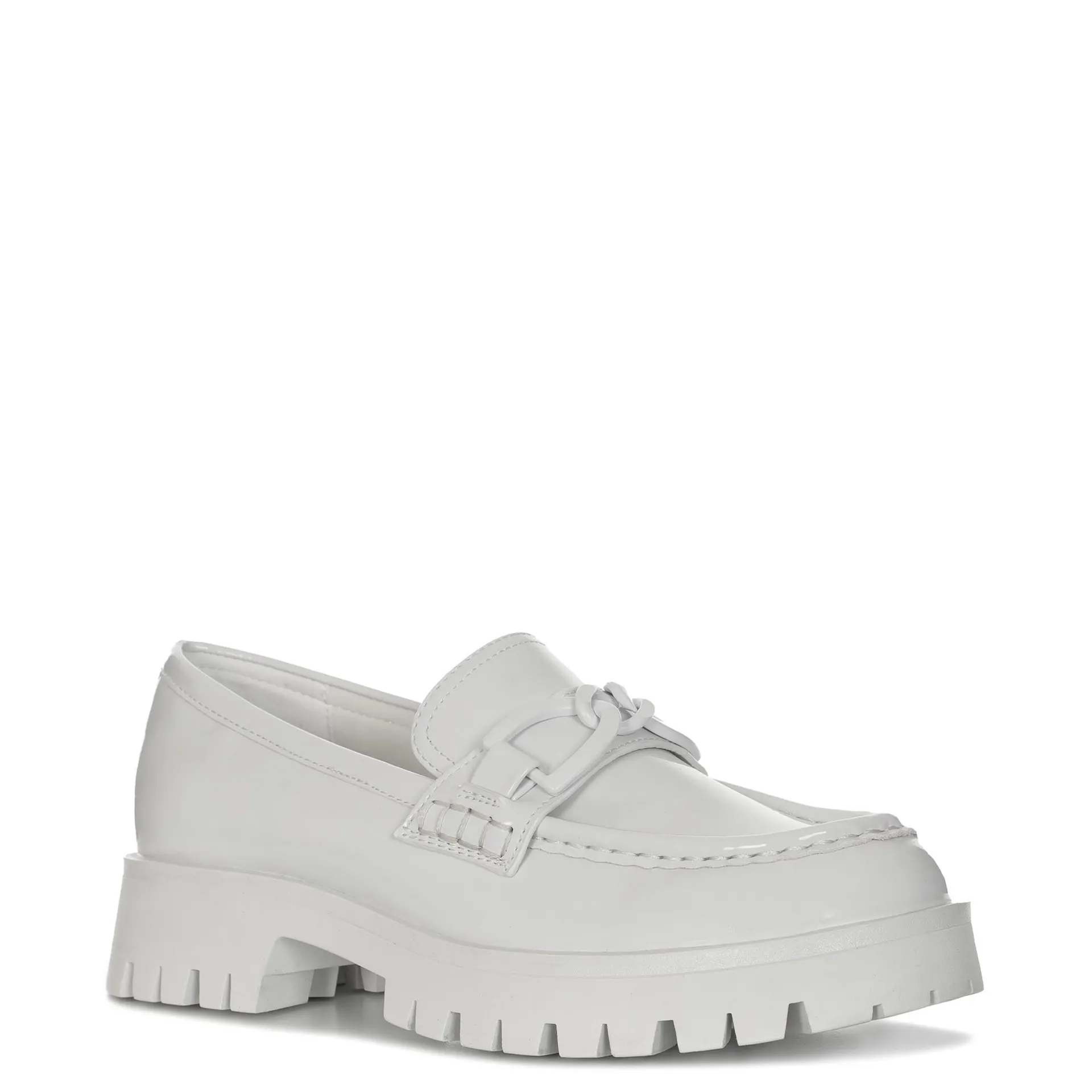 Zapato Tipo Mocasin Gables3 Sintetico Blanco Nine West