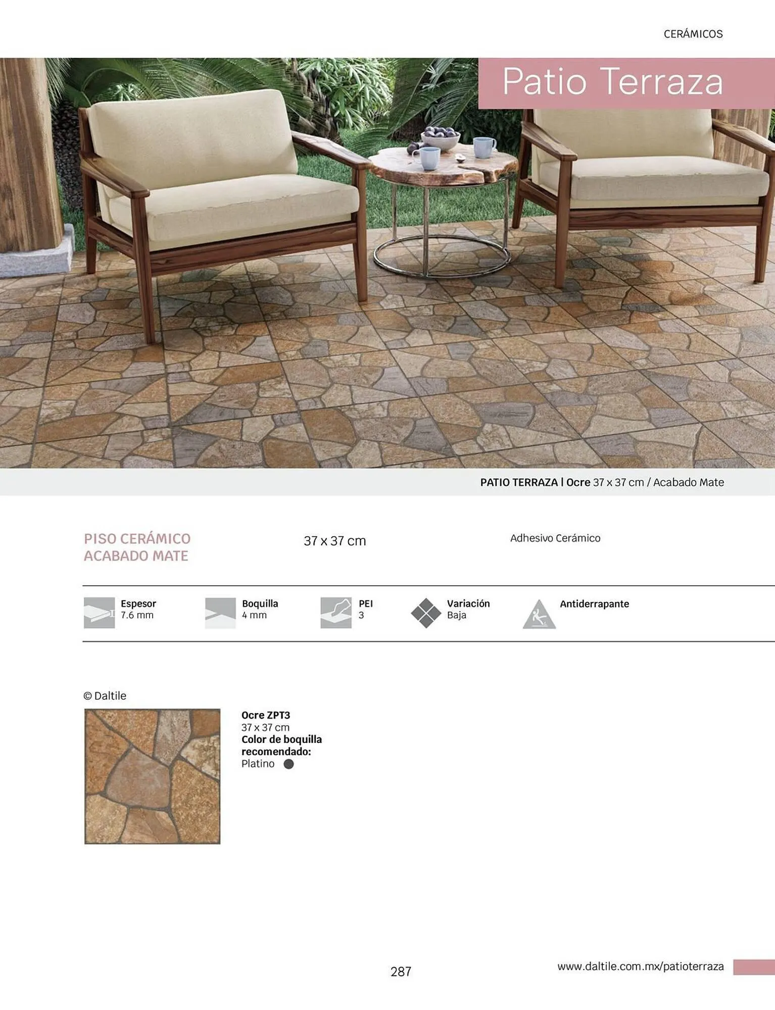 Catálogo de Catálogo Daltile 1 de enero al 31 de diciembre 2024 - Pagina 287