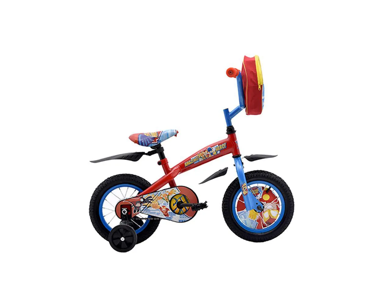 Bicicleta Veloci Amazing Hero Rodada 12 Azul