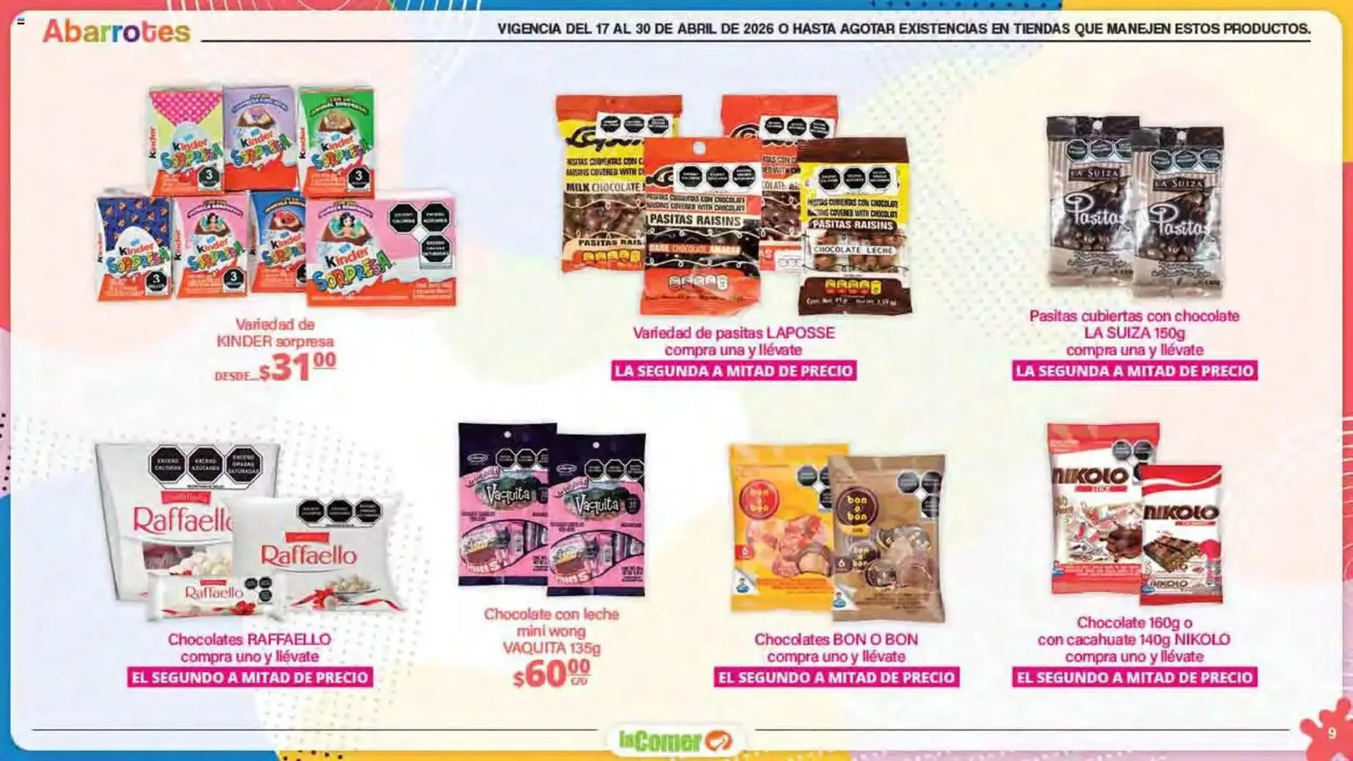 Catálogo de Folleto La Comer 17 de abril al 30 de abril 2026 - Pagina 9