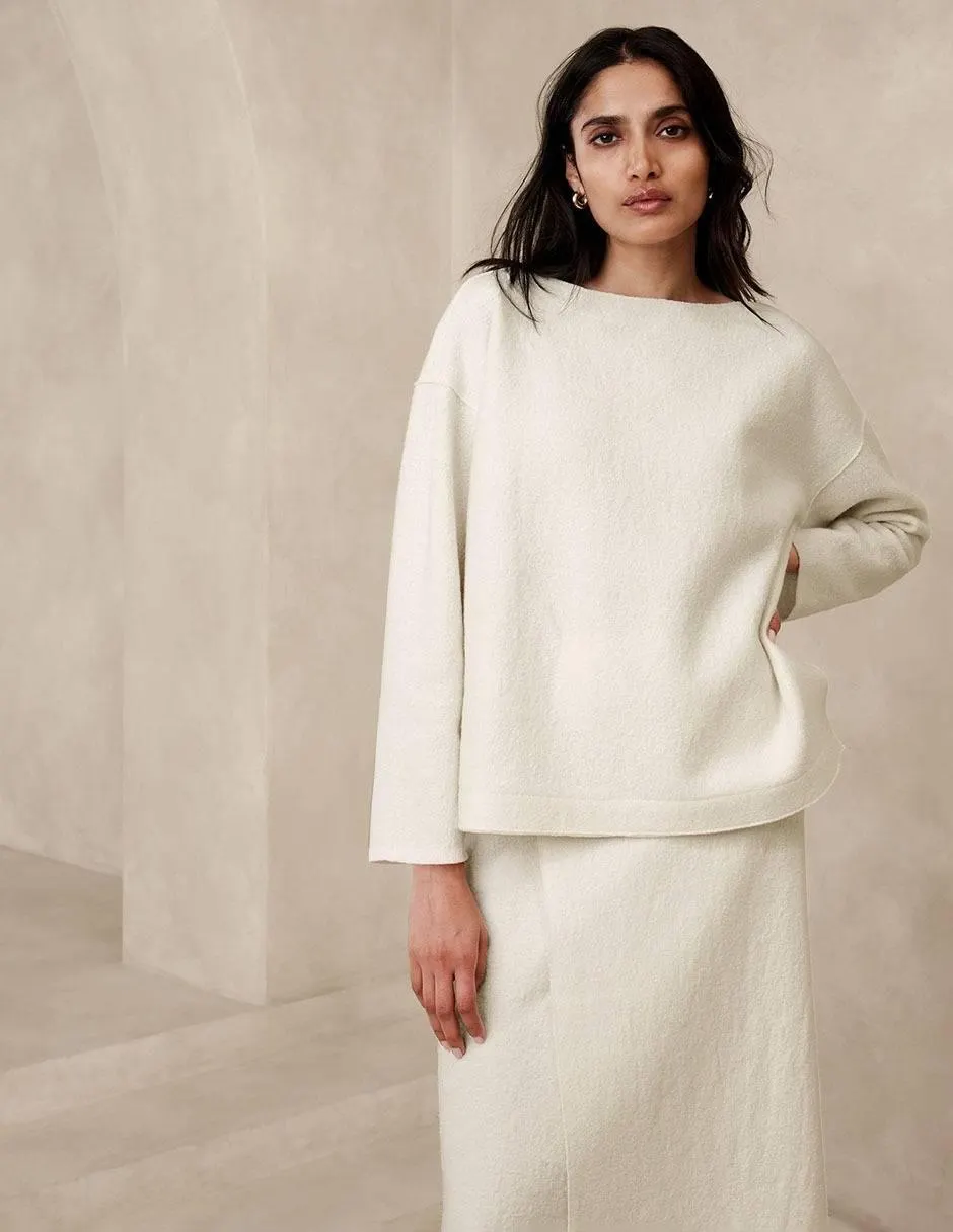 Blusa petite manga larga para mujer