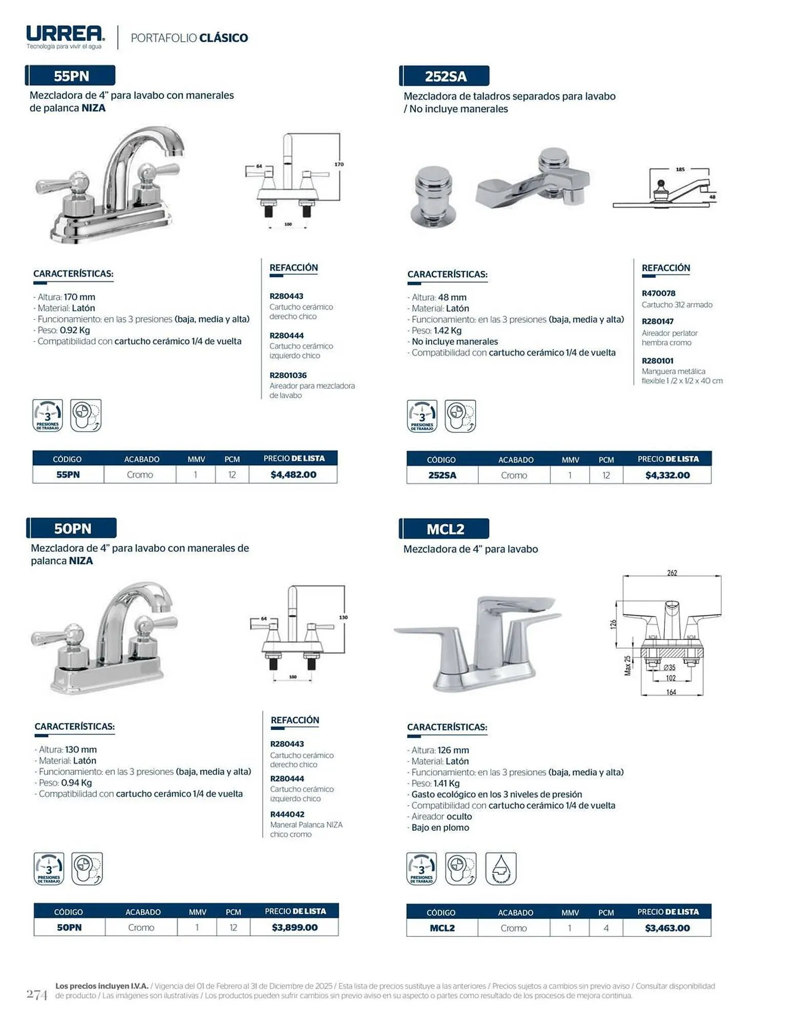 Catálogo de Catálogo Urrea 28 de febrero al 28 de febrero 2026 - Pagina 280