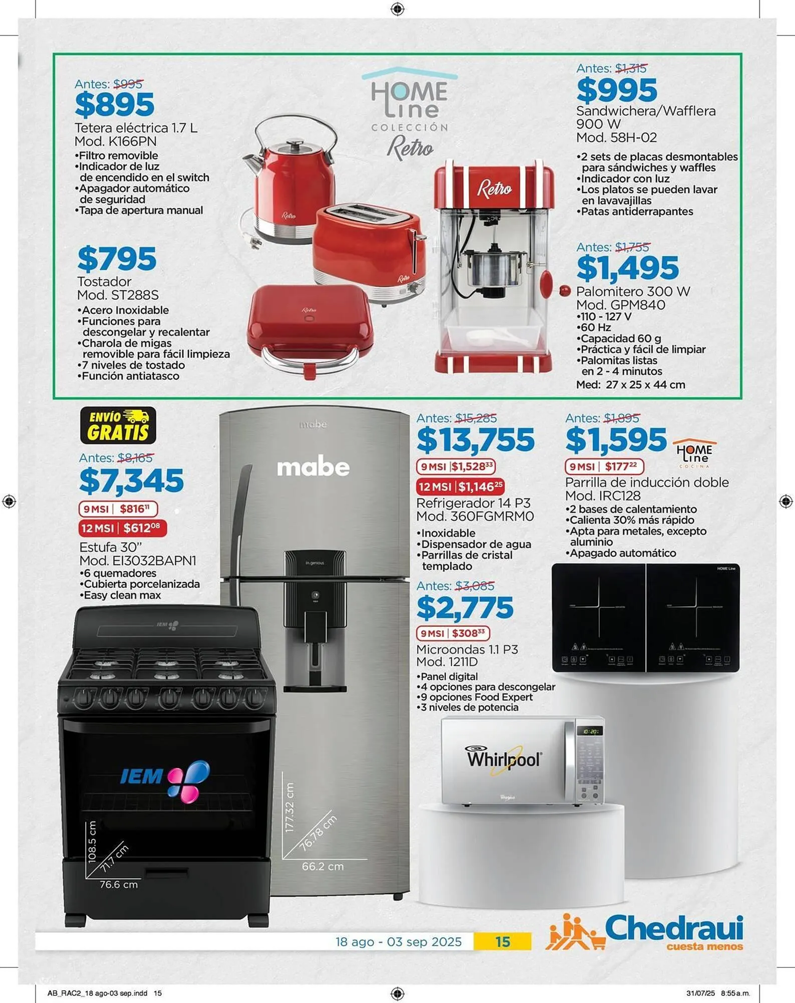 Catálogo de Catálogo Chedraui 19 de agosto al 3 de septiembre 2025 - Pagina 15