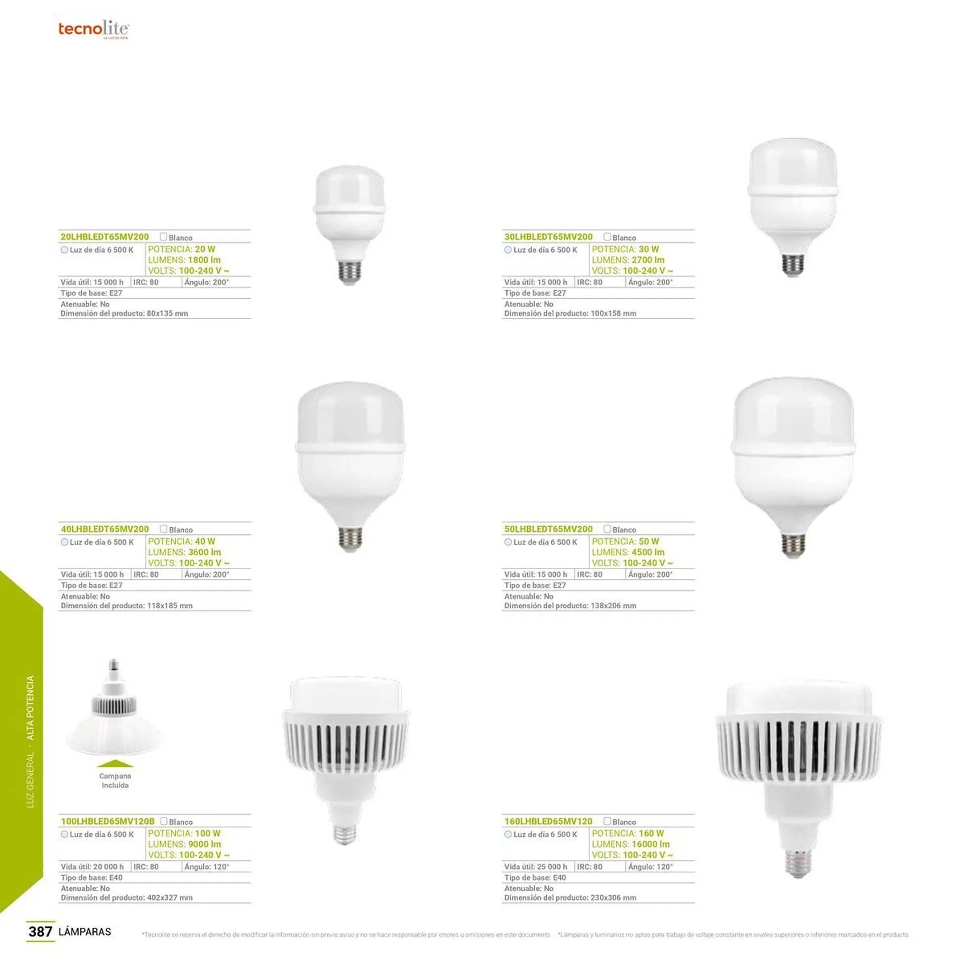 Catálogo de Catálogo Tecnolite 27 de junio al 31 de diciembre 2025 - Pagina 19