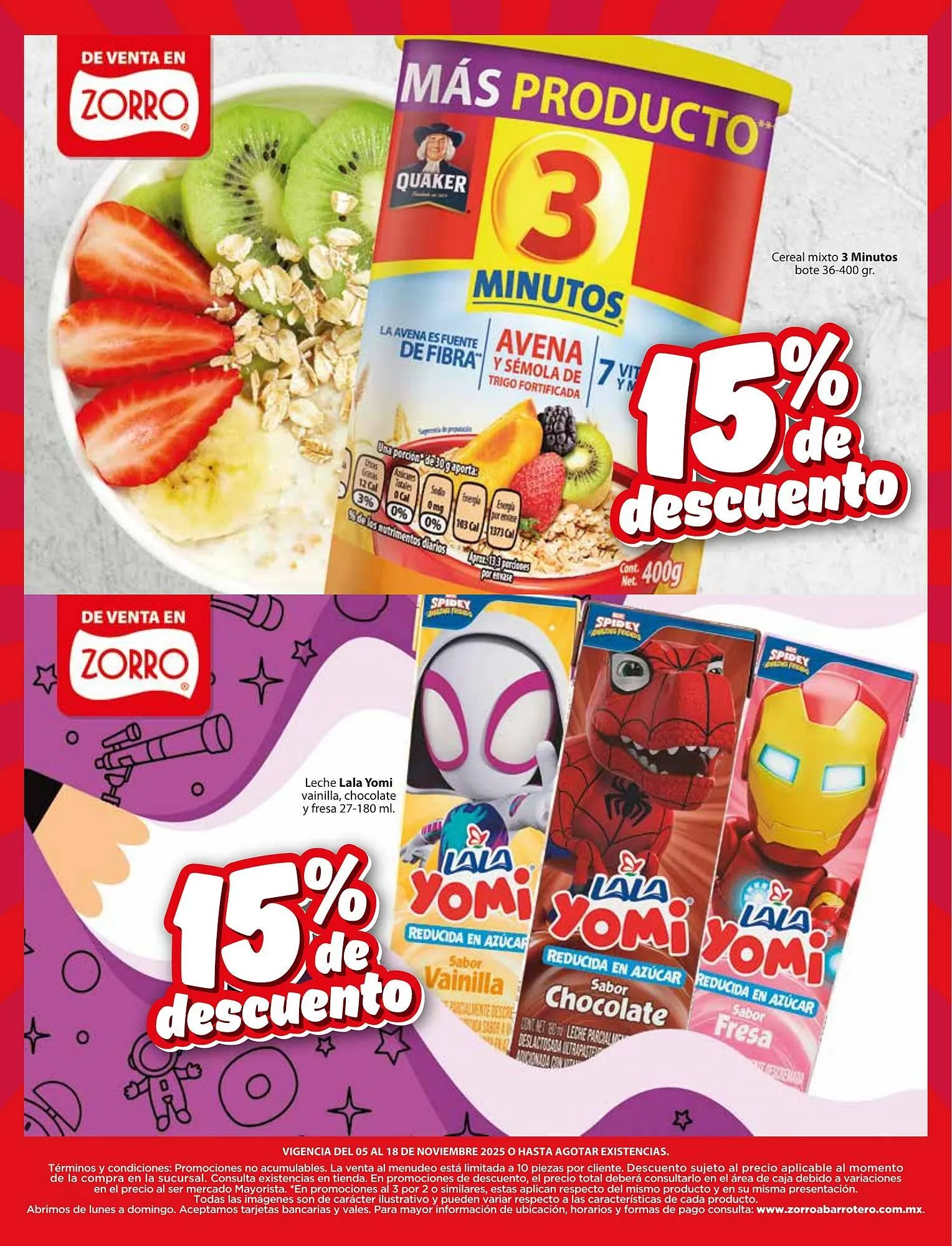 Catálogo de Catálogo Zorro 5 de noviembre al 20 de noviembre 2025 - Pagina 15