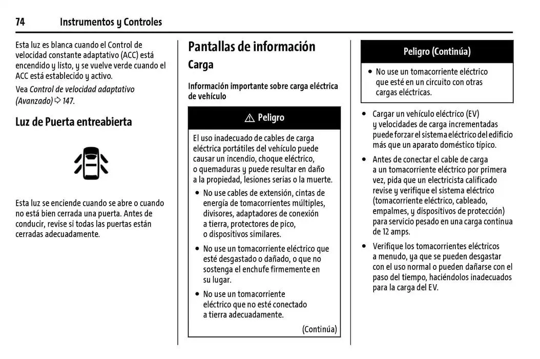 Catálogo de BrightDrop 400 Y BrightDrop 600 Manual del propietario 22 de enero al 31 de diciembre 2025 - Pagina 75
