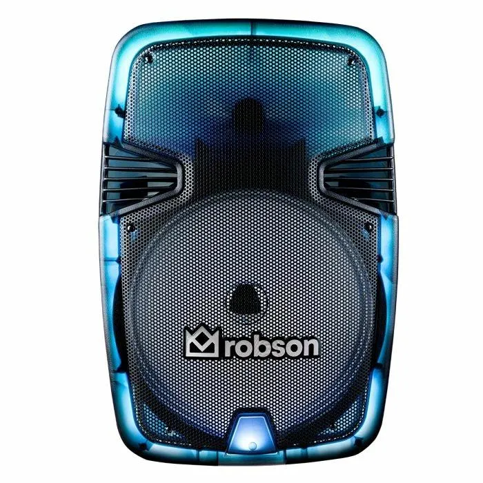 Bafle 15" tráslucido 25,000 W PMPO tripié y micrófono