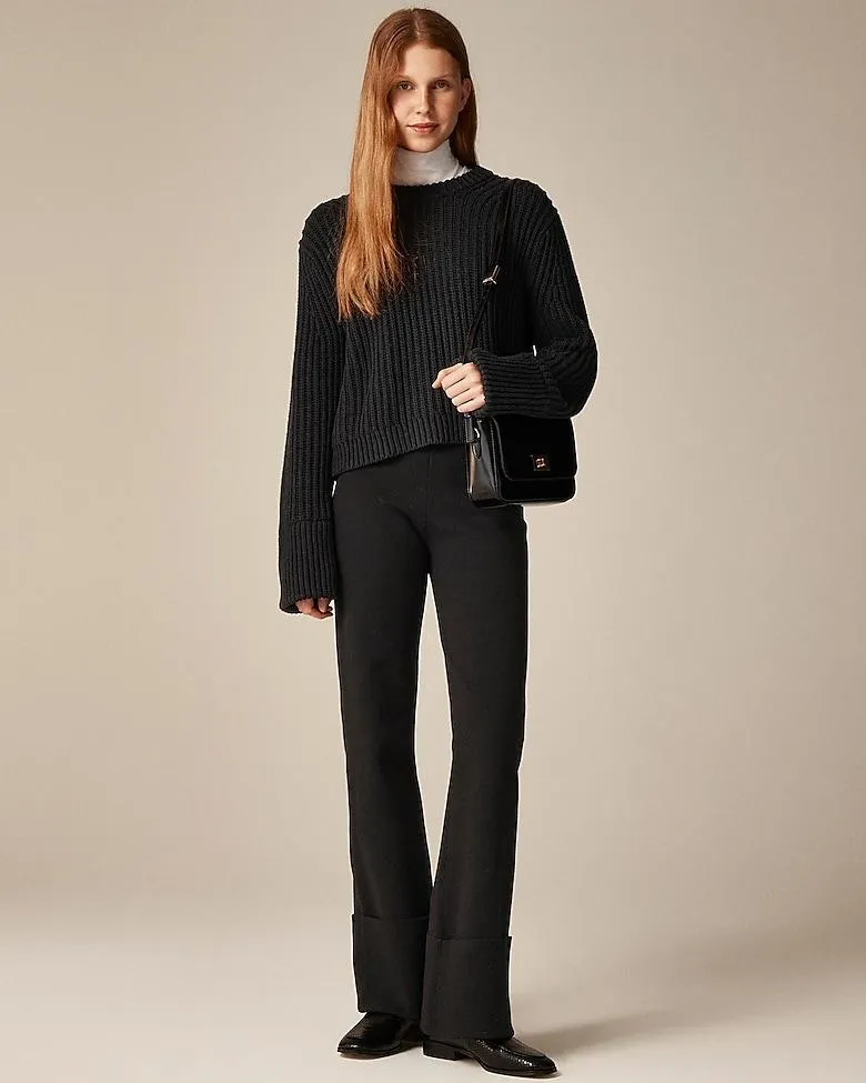 Cuffed sweater pant