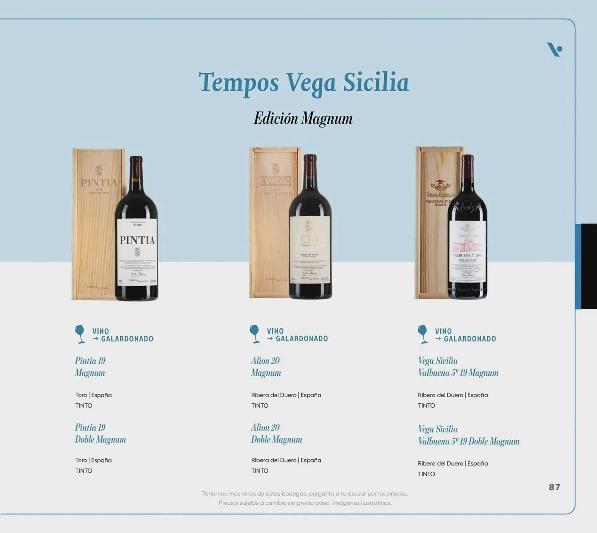 Catálogo de Catálogo Vinoteca 5 de noviembre al 31 de diciembre 2025 - Pagina 87