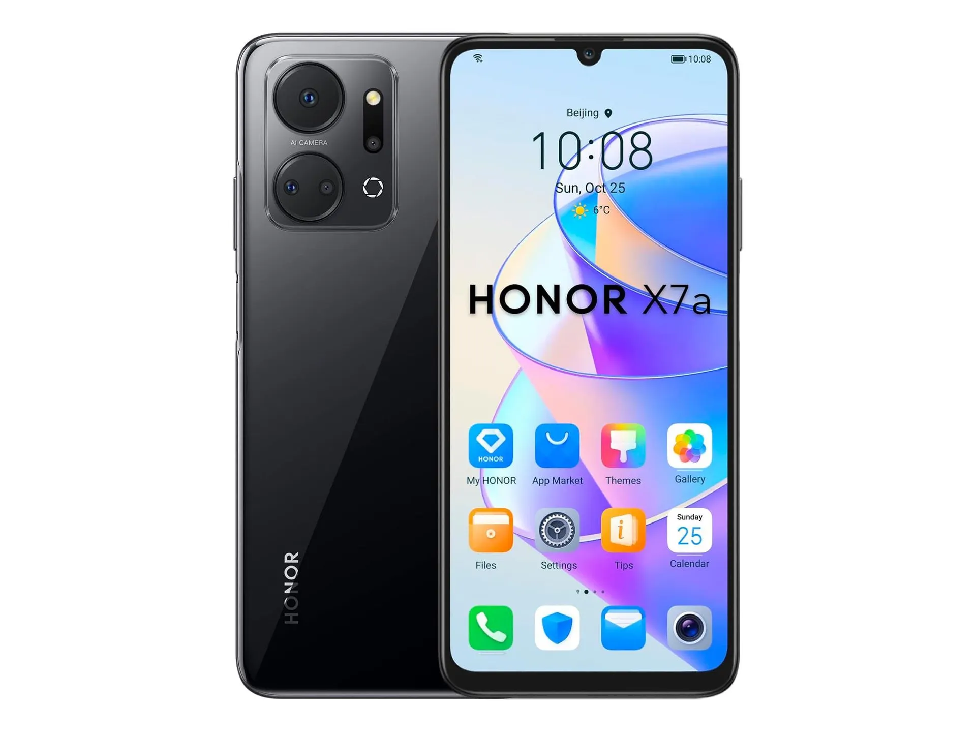 Smartphone Honor X7A 6GB 128Gb Desbloqueado-Negro