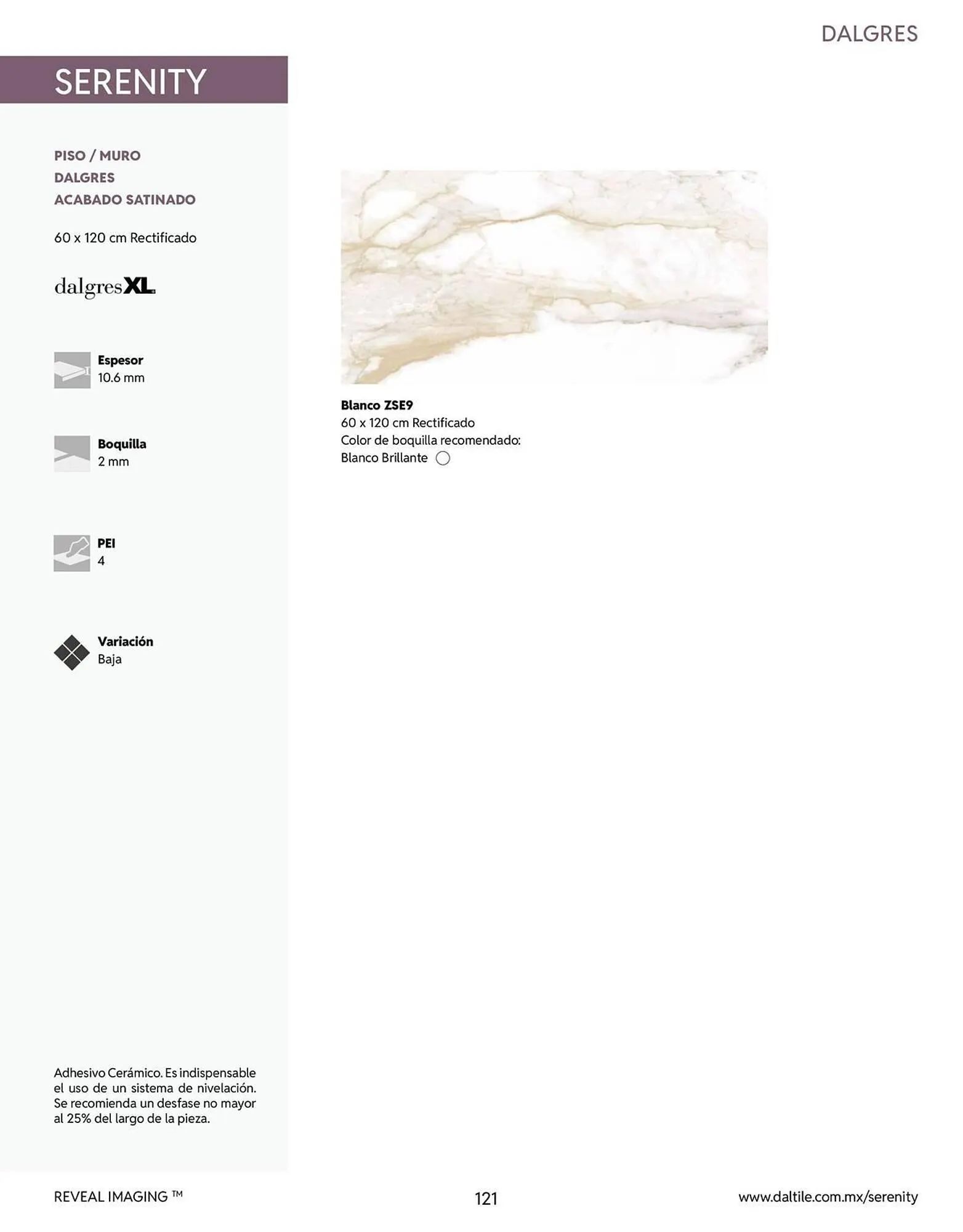 Catálogo de Catálogo Daltile 13 de enero al 31 de diciembre 2026 - Pagina 121