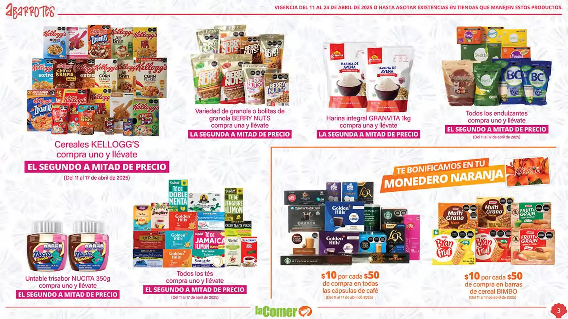 Catálogo de Catálogo La Comer 11 de abril al 24 de abril 2025 - Pagina 3
