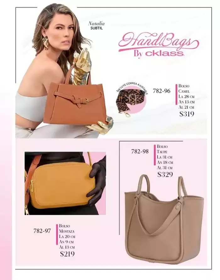 Catálogo de Catálogo Cklass Bolsos Primavera Verano 7 de enero al 30 de junio 2025 - Pagina 20